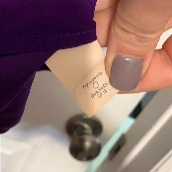 J.Crew Royal Purple Button Down Tank - Picture 4 of 5